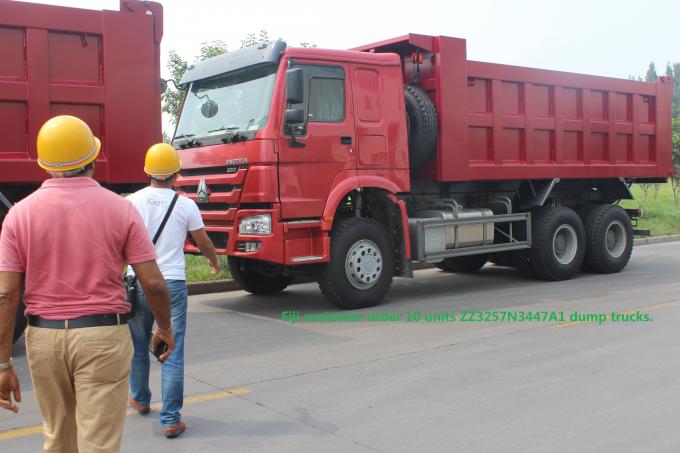Consommation pétrolière sûre de Sinotruk Howo Tipper Heavy Load Truck Low
