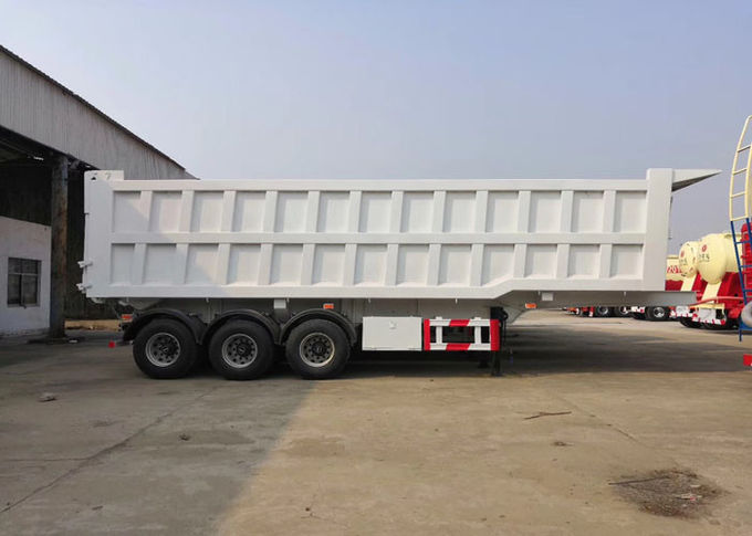 Exploitation et construction à grande vitesse 25-45 CBM de Tipper Semi Trailer Truck For