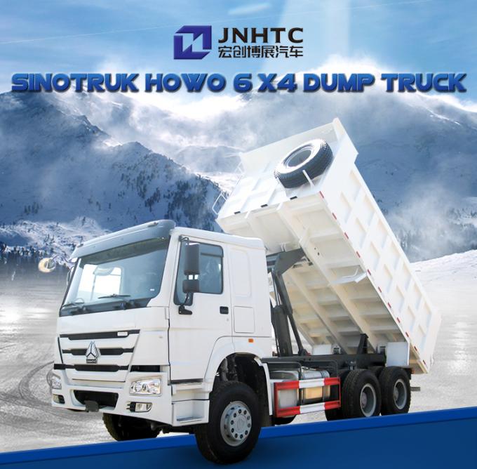 Camion à benne basculante de Sinotruk 6x4 avec la plate-forme de corps de renversement