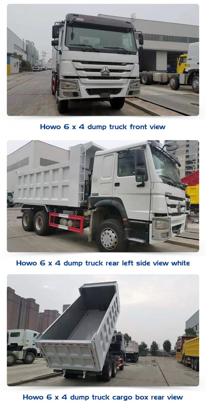 Camion à benne basculante de Sinotruk 6x4 avec la plate-forme de corps de renversement