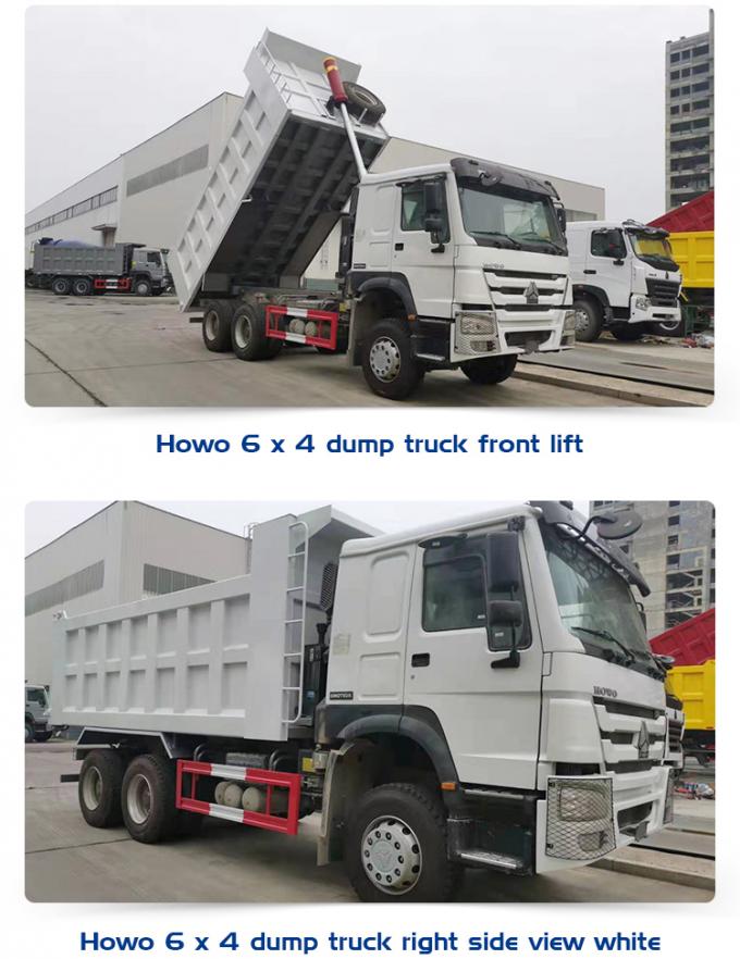 Camion à benne basculante de Sinotruk 6x4 avec la plate-forme de corps de renversement