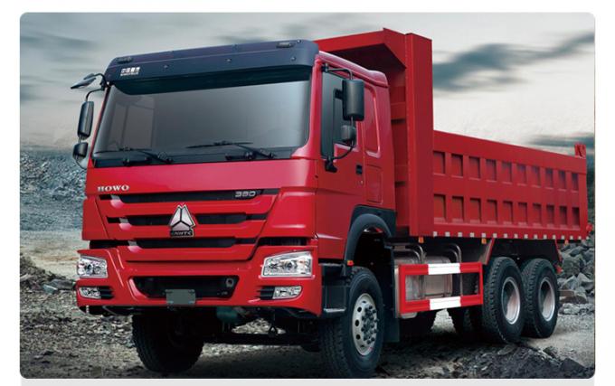 Camion à benne basculante de Sinotruk 6x4 avec la plate-forme de corps de renversement