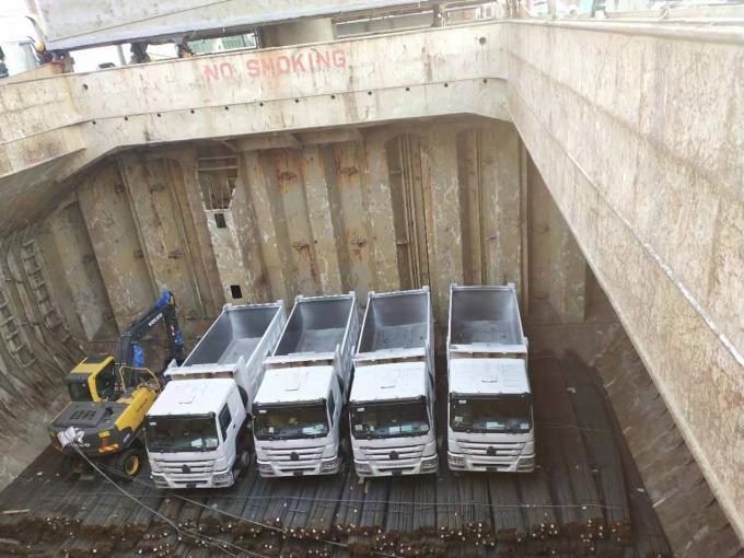 Conteneur de 3 weheels des axes 12 50 tonnes de Van Semi Trailer résistant 6