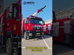 6x4 personnalisé 32 mètres de hauteur de travail échelle aérienne camion de pompiers pour le sauvetage de bâtiments de grande hauteur