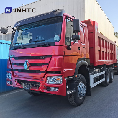 Camion à décharge de charge lourde de levage moyen 6X4 340HP Camion à bascule 10 roues à gauche