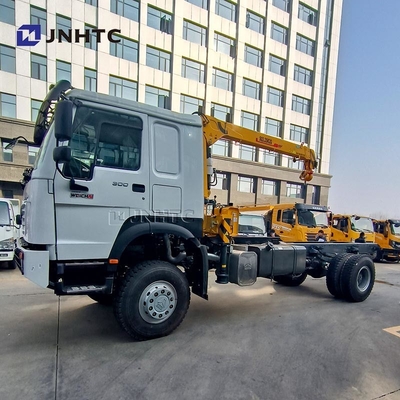 Camion lourd HOWO Camion diesel 4x4 6 roues Chassis avec grue de haute qualité