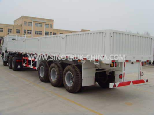 Remorques résistantes légères de Dropside semi avec le toit imperméable de couverture et de glisseur