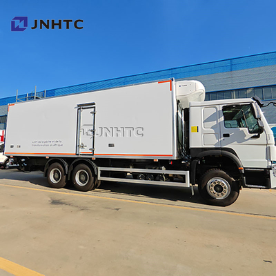Nouveau Sinotruk 20 tonnes camion réfrigéré avec plaque de coque hydraulique fruits de mer et légumes