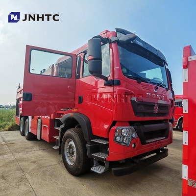 HOWO Camion de lutte contre les incendies 6X4 480 chevaux 5000L Cisterne à mousse d'eau Camion de lutte contre les incendies Mini Camion de lutte contre les incendies