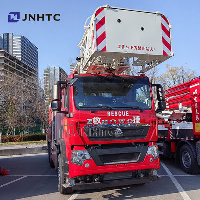 6x4 personnalisé 32 mètres de hauteur de travail échelle aérienne camion de pompiers pour le sauvetage de bâtiments de grande hauteur