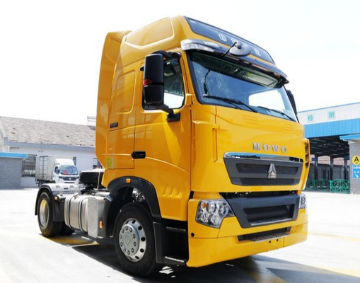 Norme d'émission jaune de l'euro II du camion 290hp de tracteur de Sinotruk 4x2 Howo de couleur