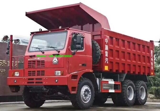 Camion à benne basculante d'exploitation de ZZ5707S3840AJ 63Km/h 371hp LHD 70T
