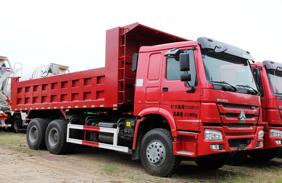 Camion à benne basculante résistant d'axes du yard trois de ZZ3317N3647B 12 pour la construction de routes