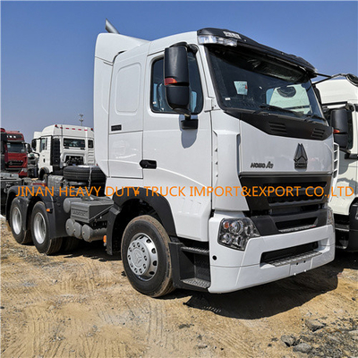 Camion blanc de tracteur de Howo 6x4 de camion de moteur de Sinotruk A7 6x4