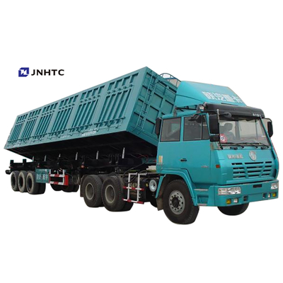 Semi remorque résistante de levage latérale Van Cargo Box Trailer 3 axes