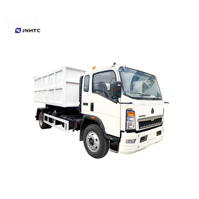 Camion hydraulique 4x2 de faible puissance 14cbm Euro2 de compacteur de déchets de petit pain de bras de crochet