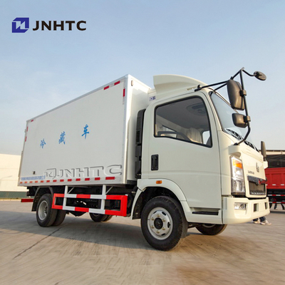 Congélateur commercial de faible puissance Van de camion de boîte de réfrigérateur de camions de HOWO 4X2 8000kg