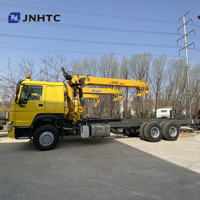 Roues 12 Ton Straight Arm de Sinotruk Crane Boom Truck 6x4 10