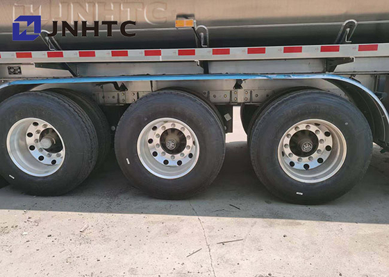 Axes en aluminium Q235 Q345 de la remorque 3 de pétrolier 45000L