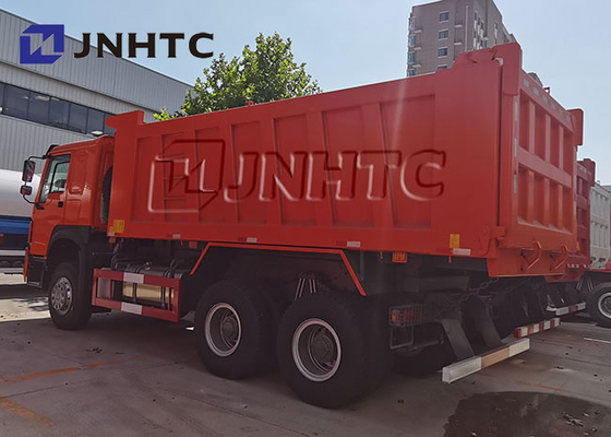 Camion à benne basculante orange d'Off Road 20 CBM Sinotruck HOWO 6x4