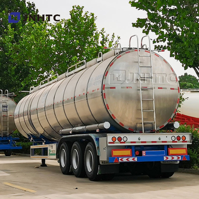 Semi-remorque 45000L 50000Liters de réservoir de pétrole de l'eau d'essence brute de 3 axes