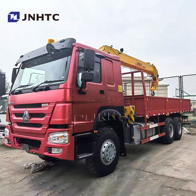 Sinotruk HOWO 6x4 camion à grue à bras droit 10 roues 340 chevaux 10 tonnes