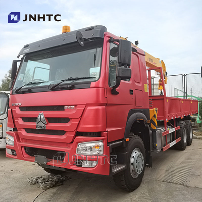 Howo 6x4 camion à grue à bras droit 10 roues 340 chevaux