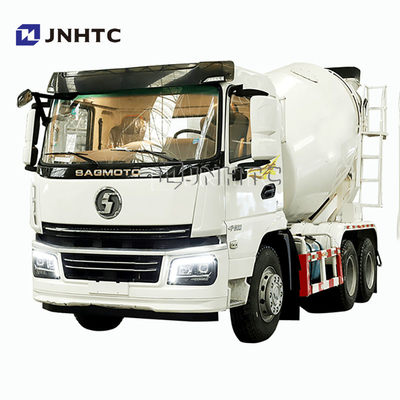 Nouveau Shacman E6 camion mélangeur de béton couleur blanche 6x4 10 roues 6cbms