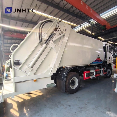 Chauffeur compact de déchets Shacman H3000 345HP 4X2 6 roues Compacteur poubelle