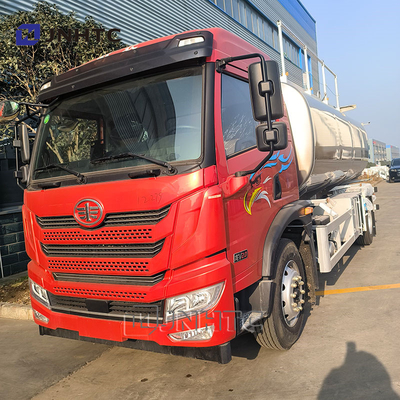 FAW réservoir de carburant camion pétrolier 4X2 5M3 6 roues résistant aux intempéries avec structure en acier