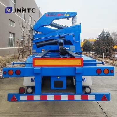 Nouveau conteneur de camion officiel chinois élévateur latéral semi-remorque à chevet bas avec grue de haute qualité