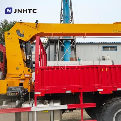 HOWO Camion à grue à bras de traction 6X4 10 roues 340 chevaux 10 tonnes Camion à chargement avec grue