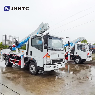 HOWO 4x2 20m Truck Plateforme de travail aérien montée pliable Knuckle Boom