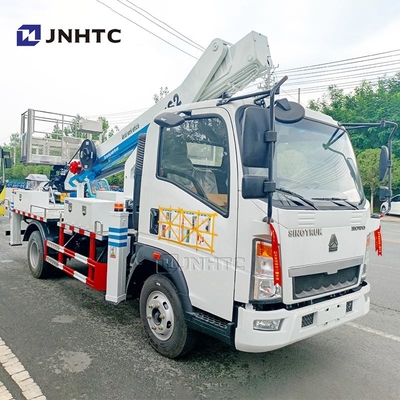 HOWO 4x2 20m Truck Plateforme de travail aérien montée pliable Knuckle Boom