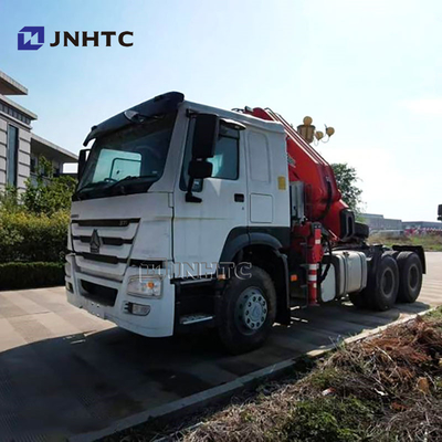 Prix d'usine Sinotruk HOWO 6x4 camion tracteur avec grue pliante de 10 tonnes