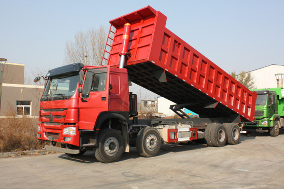 Roues résistantes de levage avant du camion à benne basculante de Sinotruk Howo7 30M3 12 8 x 4