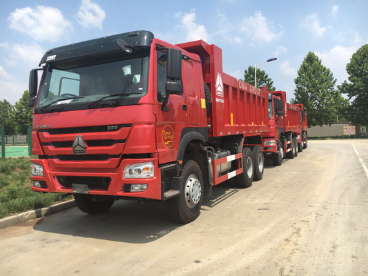 Camion à la benne basculante 20M3 résistant de levage avant de couleur rouge 40-50T avec le climatiseur