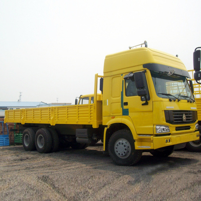 Camion jaune de cargaison de rouleur de la couleur 6x4 10 de modèle de Sinotruk Howo7 pour 40-50T