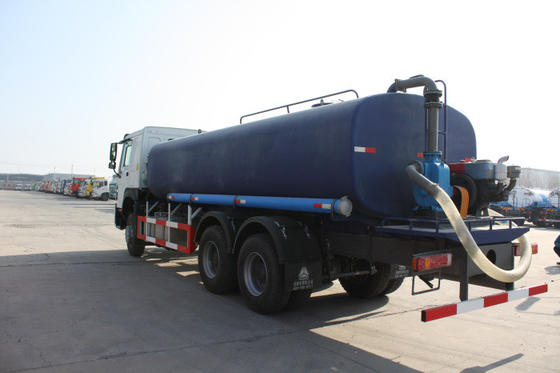 camion camion-citerne aspirateur/13 d'élimination des déchets de CBM des eaux d'égout 6x4 avec la fonction de décharge de pression
