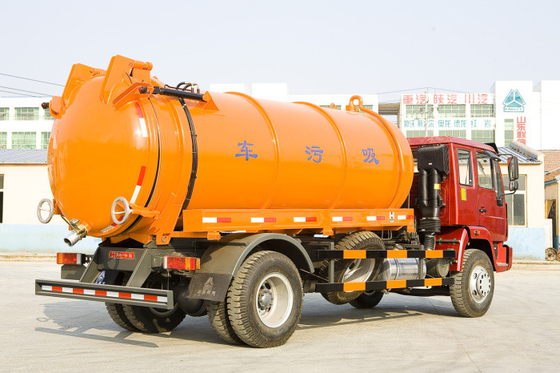 Camion d'élimination des déchets d'eaux d'égout avec la combinaison à haute pression de lavage et d'aspiration