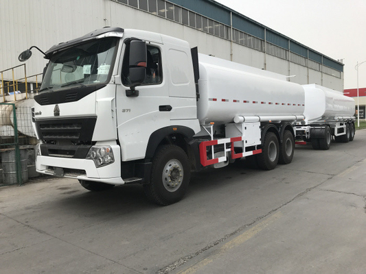 Camion de livraison d'huile de structure métallique de 371 de chevaux-vapeur de réservoir de carburant roues du camion 10