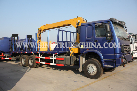 grue de camion de boom de construction 336HP avec la capacité 12000kg de levage maximum