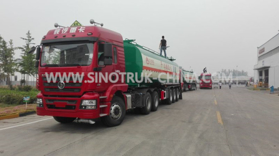 28 tonnes semi de remorques/pneu résistants de triangle de la remorque 12.00R20 réservoir de carburant