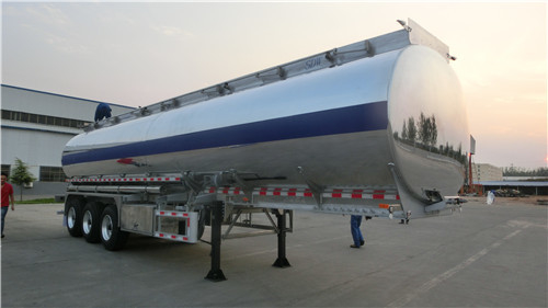 Remorques résistantes de bateau-citerne d'alliage d'aluminium semi 20 tonnes avec 3 axes de BPW 12 roues