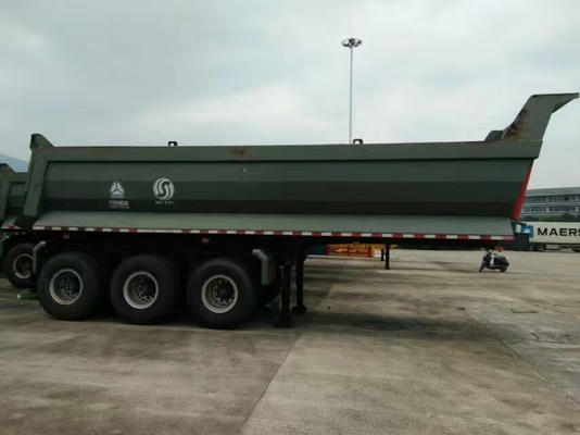 du verseur 70T camion de remorque à grande vitesse semi pour le mien et la construction 25-45 CBM