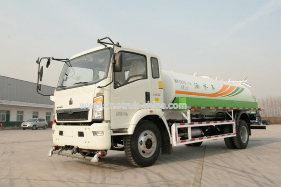 Type taille 5995 x 2050 x 2350mm de gazole de camion d'arroseuse de l'eau de LHD/RHD 4X2 5CBM
