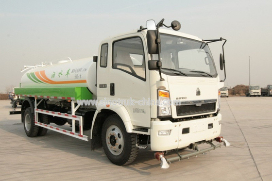 Camions commerciaux de faible puissance de bateau-citerne de l'eau de sécurité avec la structure de haute résistance