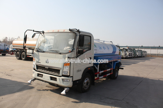 Réservoir de faible puissance des camions 10CBM du message publicitaire 4X2 de l'empattement 3360mm pour l'arroseuse de l'eau