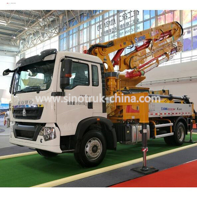 Camion de boom de camion/ciment de pompe concrète de 6 roues avec 125M3/H à haute production