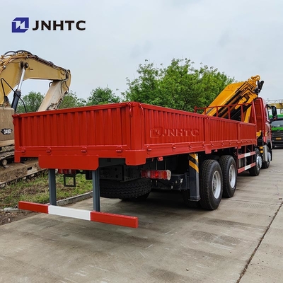 Howo T7H tout neuf 8*4 12 roues 40 tonnes 380HP Grue montée Max 16 tonnes Arm Cargo avec Grue